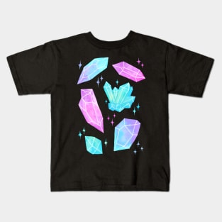 Pastel Watercolor Crystals | Nikury Kids T-Shirt